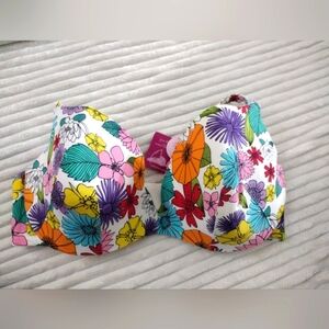 Cacique Multi-Color Convertible Strap Smooth Plunge Bra 42DDD